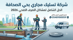 شركة تسليك مجاري بحي الصحافة